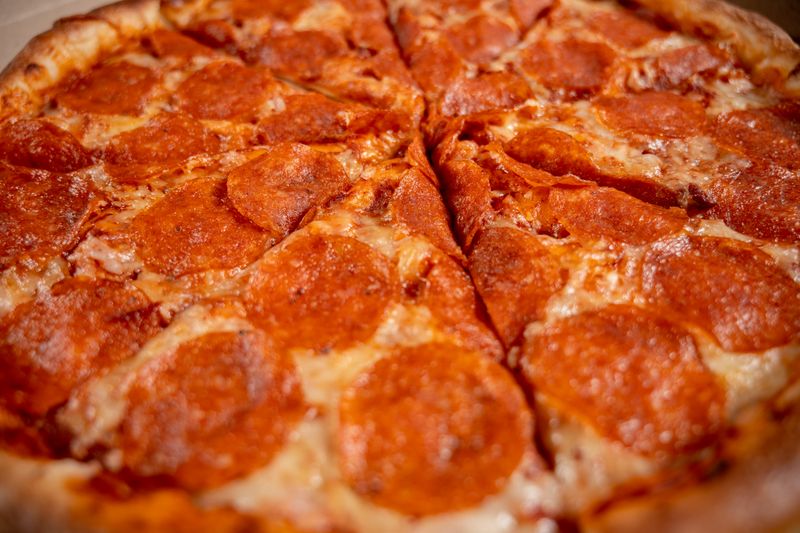 Meat Lovers deep dish pizza special offer at Pequod's pizza