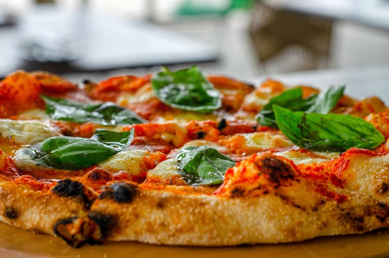 BBQ Chicken deep dish pizza deal at Pequod's pizza Chicago